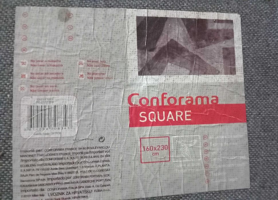 Conjunto de 2 tapetes sala pelo alto