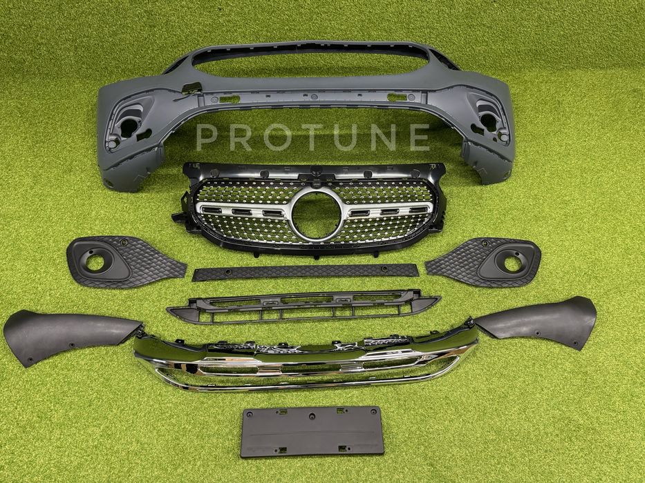 Бампер передний Mercedes-Benz H247 GLA решетка бампер