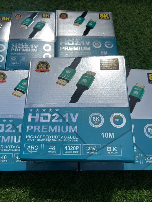 Кабель HDMI - HDMI V2.1  8K 48Gbps  10 метрів