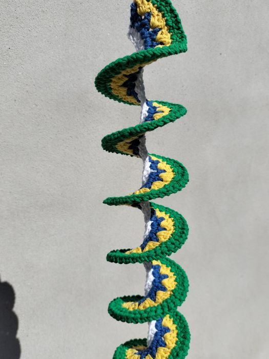 Catavento Brasil em crochê