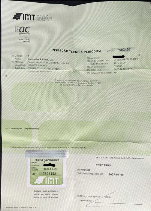 Peugeot 508 SW - 339000Km - Excelente estado de conservação