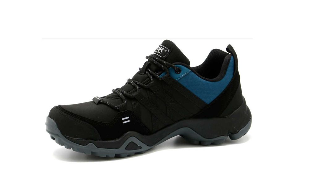 Czarne Buty Męskie Trekkingowe DK Soft Shell 36-46