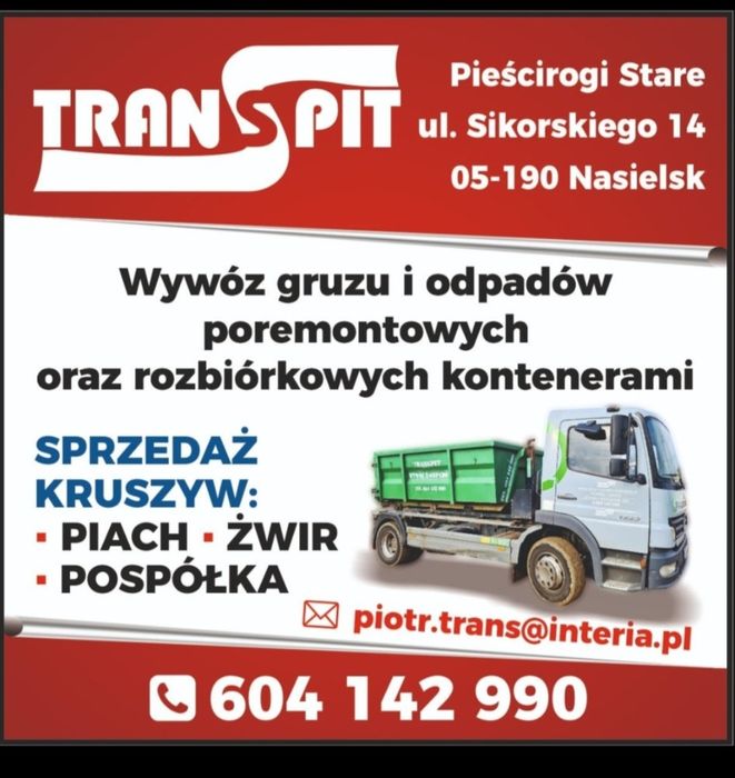 Wywóz Gruzu Odpadów Budowlanych Kontener