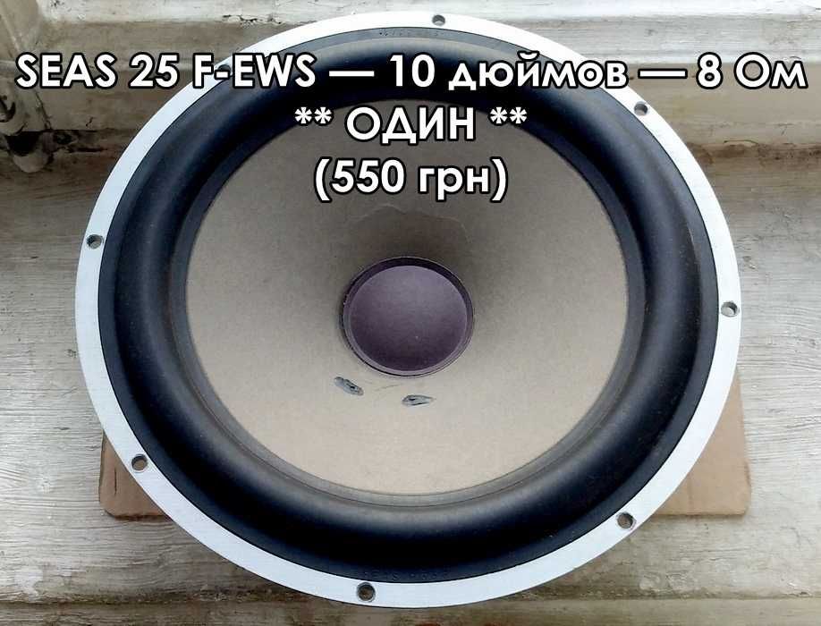 Динамики НЧ/СЧ/ВЧ — Visaton Edifier — 4 Ом