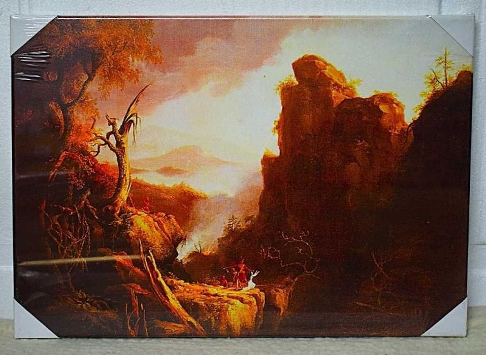 The Last of the Mohicans - ,, The Death of Cora'' 1827 , reprodukcja .