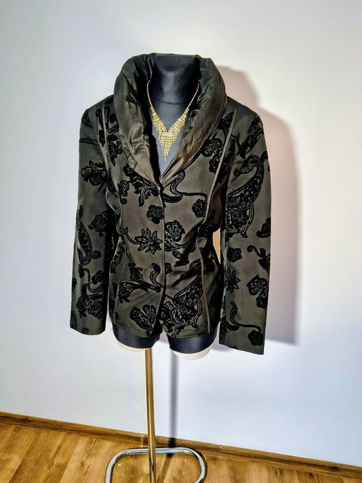 Piękna czarna marynarka żakiet 3XL