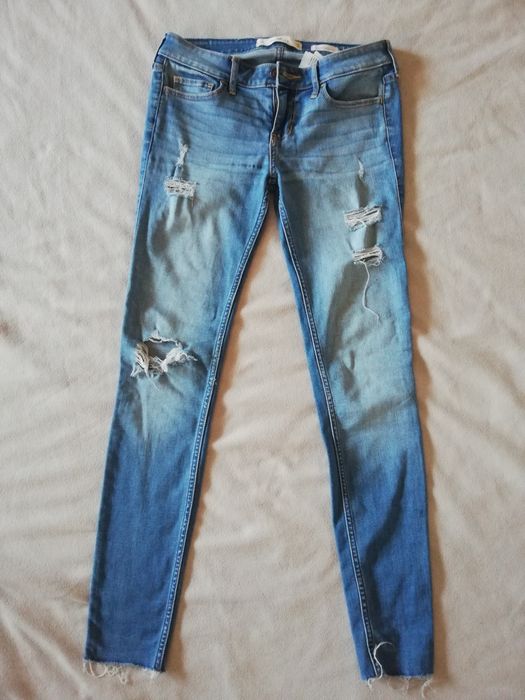 Jeansy skinny Hollister, W26
