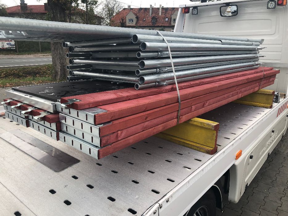 Rusztowanie Fasadowe Elewacyjne SL70 Typ Plettac 24m2 Ramki Ramka