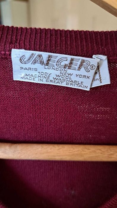 Kamizelka męska JAEGER 100% Wool – Made in Great Britain
