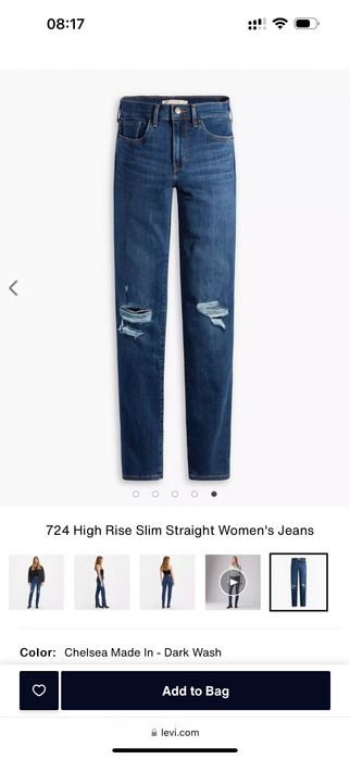 Жіночі джинси Levi’s  24/30джинси левіс