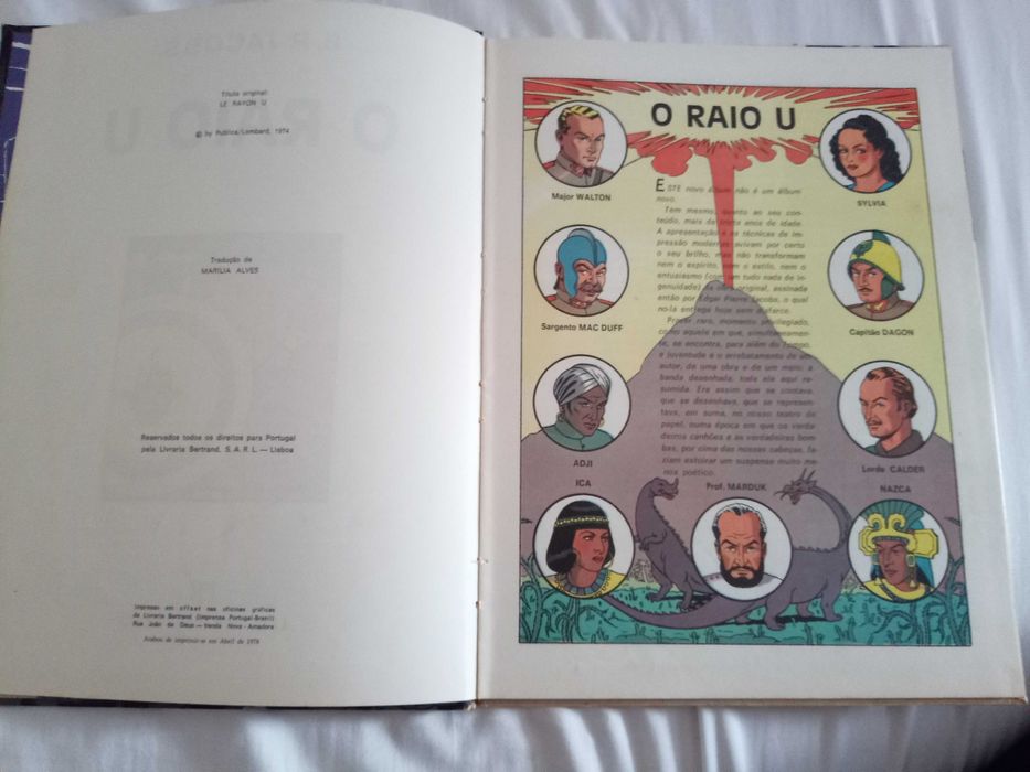 O raio U capa dura. Edgar P. Jacobs.