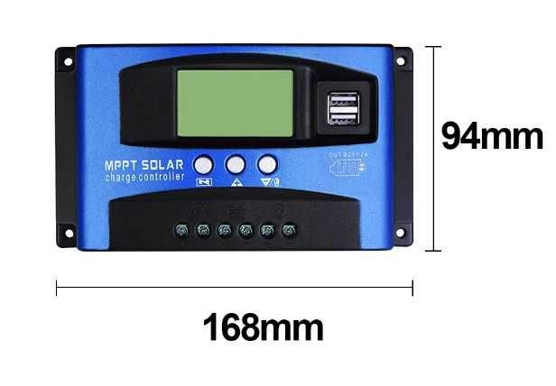 Controlador Carga MPPT 100A Solar C/ USB