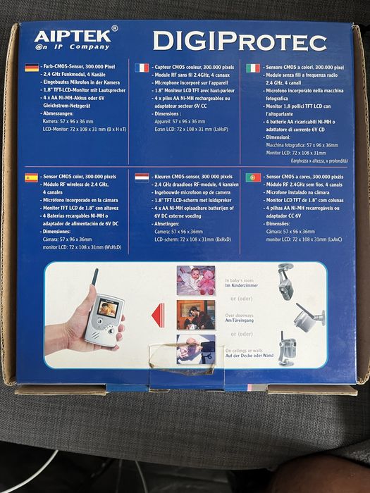 Digiprotec aiptek monitor de bebe