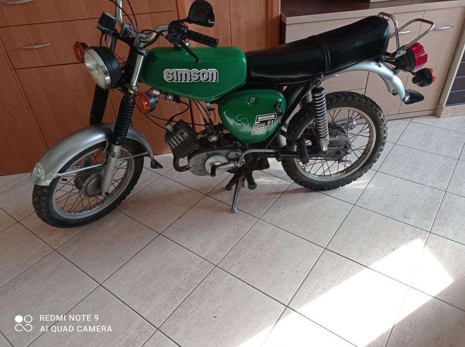 Motorower Simson S51 IFA Nie enduro motor motorynka PRL ZAMIANA Kobyłka ...