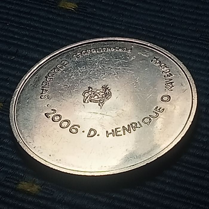 moeda 8 euros D Henrique o navegante