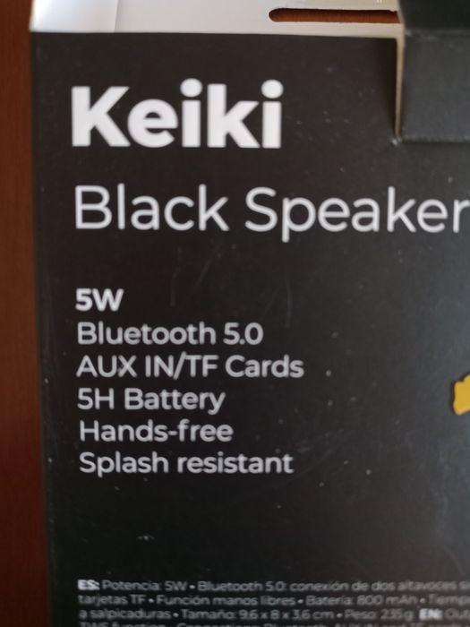 Coluna bluetooth Prixton Keiki