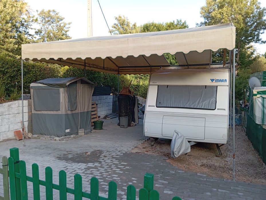 Estrutura metálica para lona 5x6m