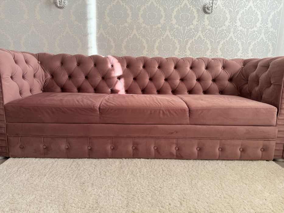 Диван велюровий б/у