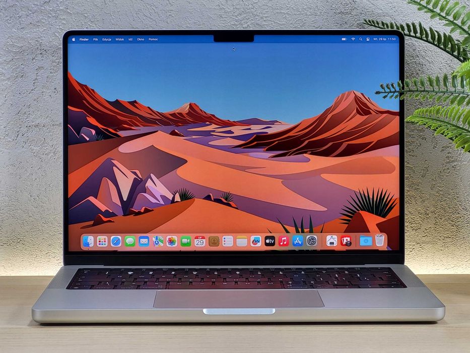 LAPTOP APPLE MacBook Pro M1/ 16/ SSD 500/ 14,2" Retina/ PL LIGHT/dowóz