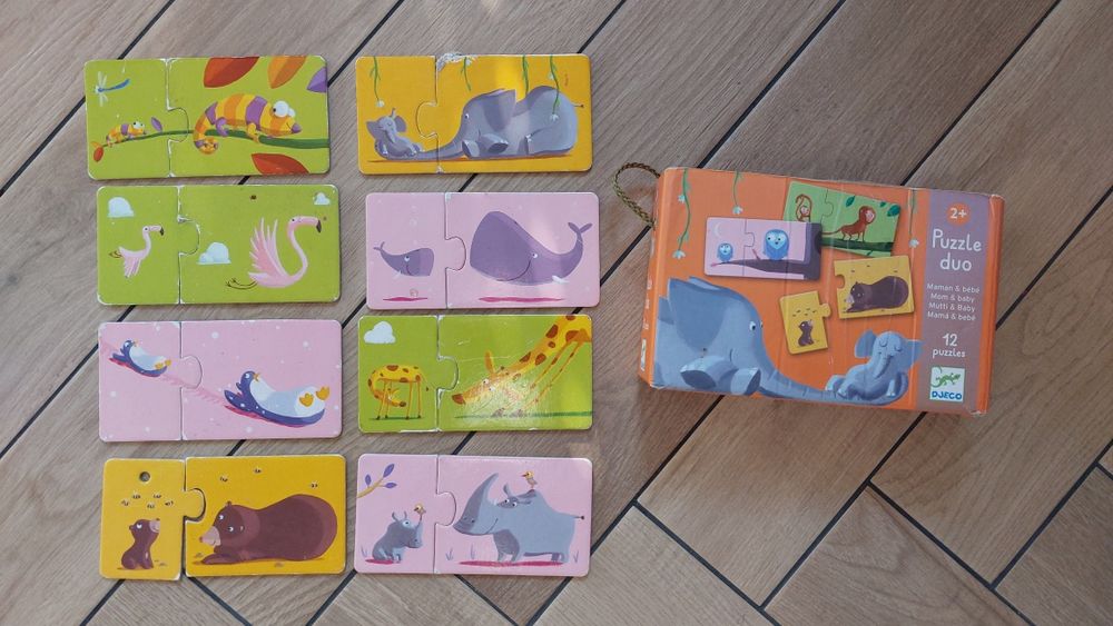 Zestaw puzzle układanki 2+ czuczu Fisher Price Djeco Trefl
