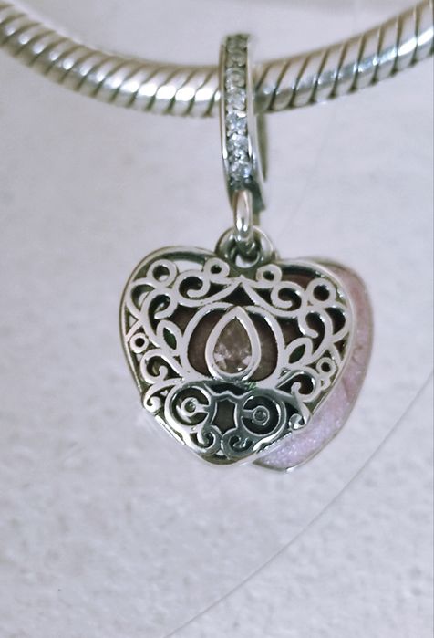 Zawieszka Charm's podwójne serce s 925