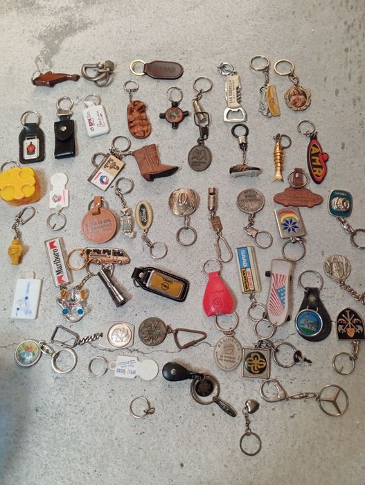 Coleção de 120 porta chaves diferentes