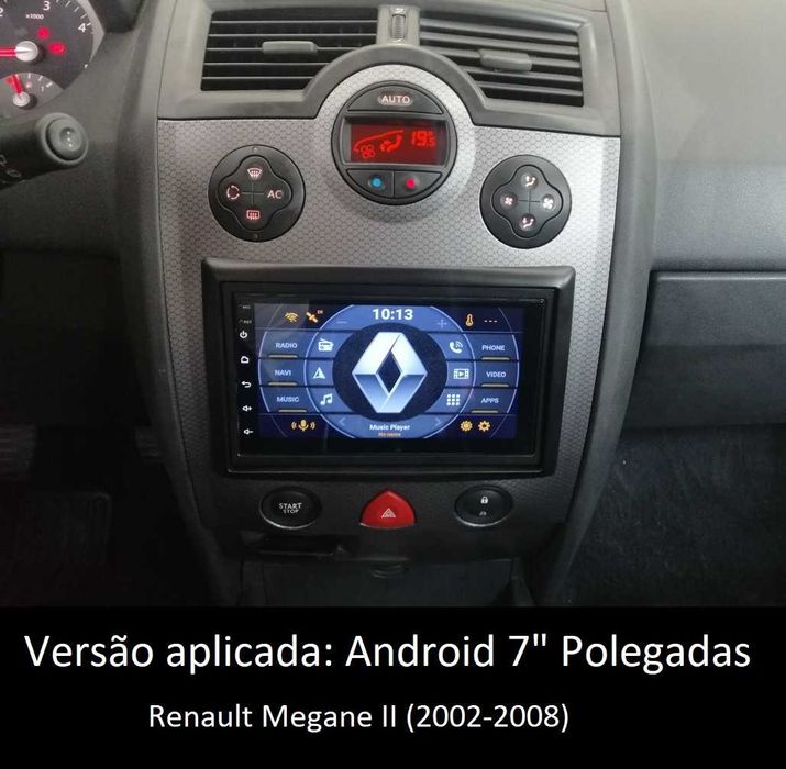 (NOVO) Rádio 2DIN • Renault Megane II (2) • Android [4+64GB] • GPS dCi