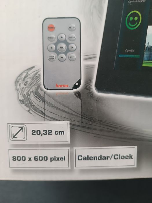 Ramka elektroniczna do zdjęć z pilotem - HAMA