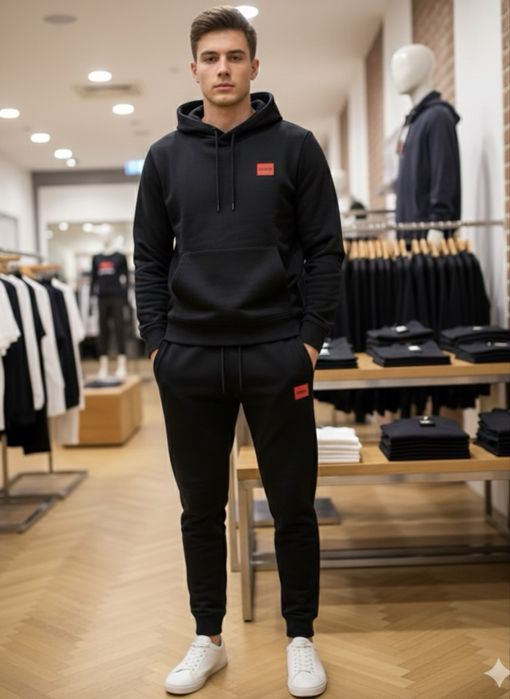 Spodnie dresowe meskie Hugo Boss - rozm M - bawelna