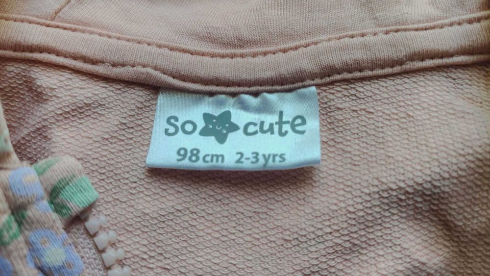Bluza dziewczęca na zamek r. 98