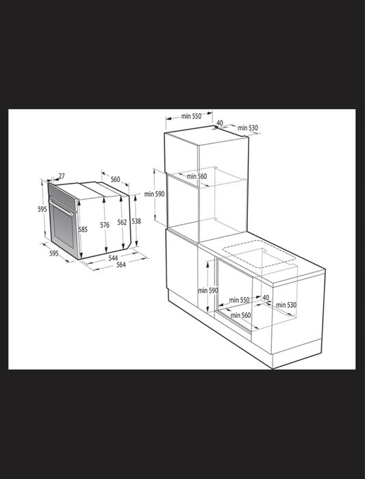 Комплект Gorenje - BO6735E05B+GTW641EB