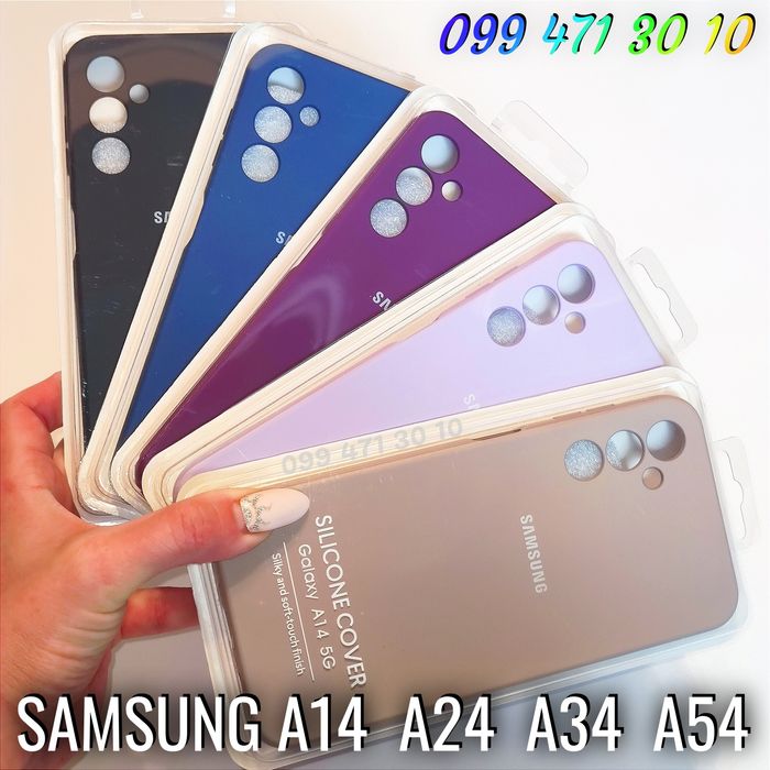 Чохол silicone cover Samsung A54 A34 A24 A14 чехол самсунг