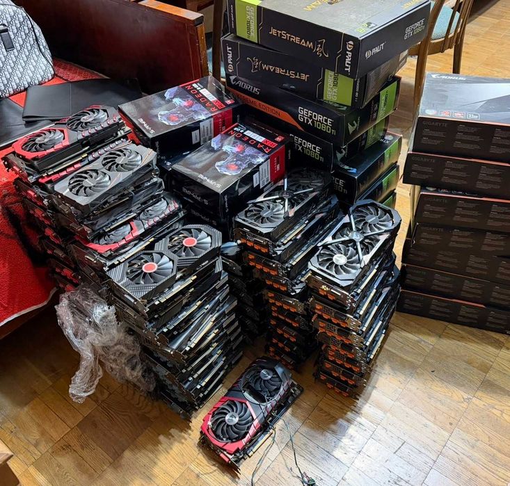 Распродажа! Видеокарты 1080ti 11gb aorus xtreme msi gaming x palit jetstrem gamerock