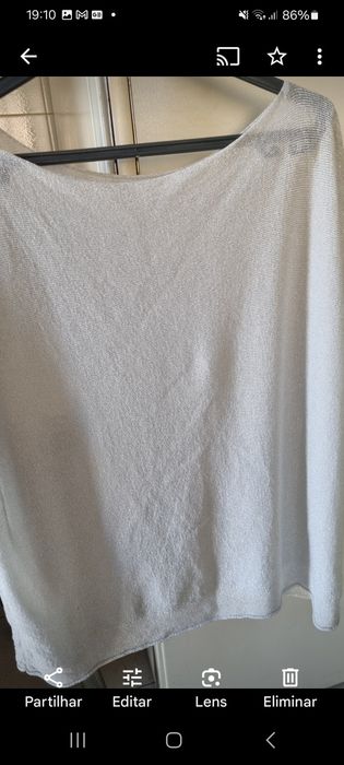 Blusa de senhora com brilho