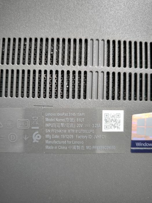 Portátil Lenovo Ideapad S145 usado