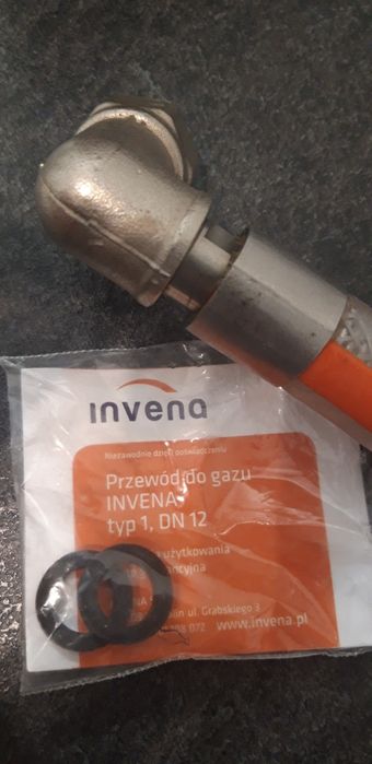 invena typ1 dn12, przewód elastyczny do gazu