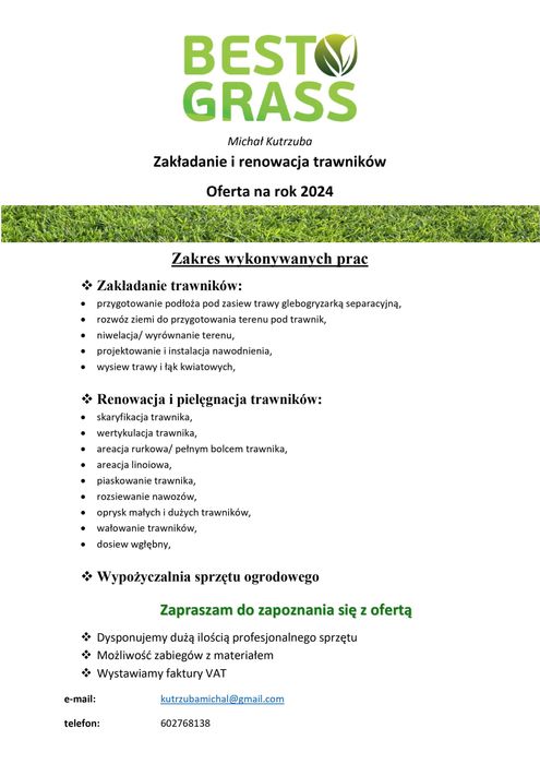 Zakładanie trawników , Glebogryzarka separacyjn Aereacja -Wertykulacja