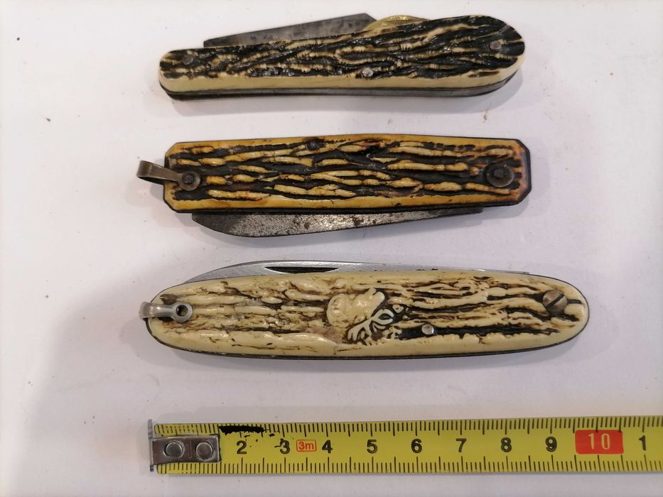 3 Canivetes de coleção 1 Pradel - Preço Conjunto