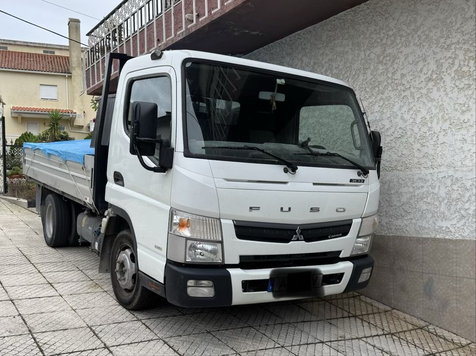 mitsubishi fuso 3c13 caixa aberta cabine larga
