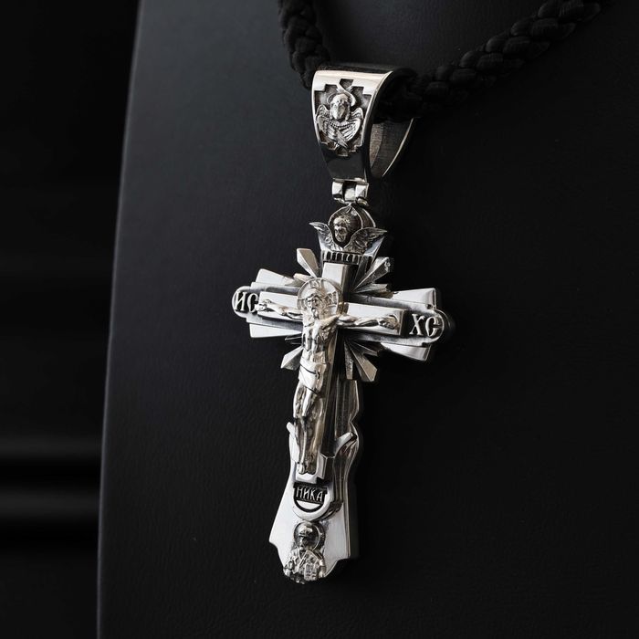Масивний срібний хрестик ЛУЧІ вагою 28.8 грам