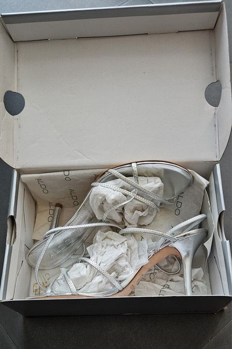 Sandalias de Cerimónia prateadas