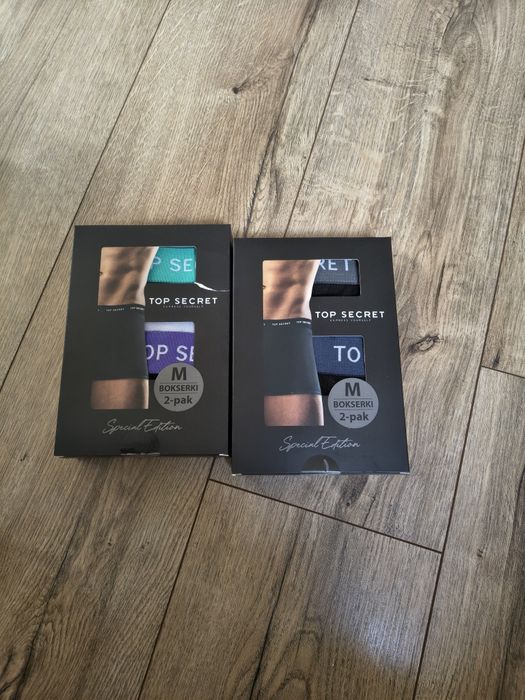 Bokserki męskie top secret M 2pak x2 komplety