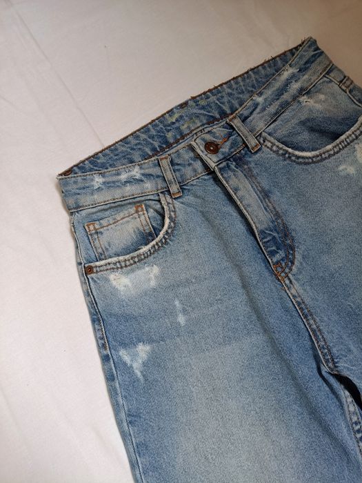 Жіночі джинси блакитні Mom