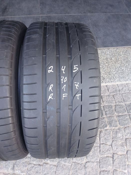 2 pneus 245 40 r17 Rft Bridgestone