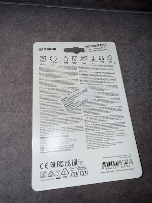 Karta pamięci Samsung PRO Endurance 256GB