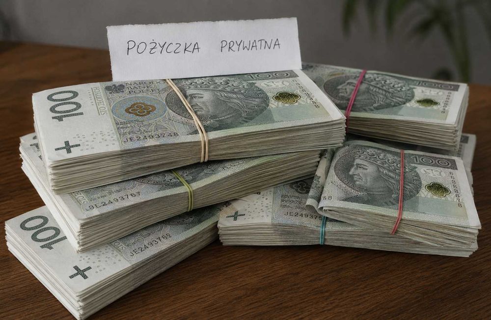 Pożyczka prywatna z komornikiem, BEZ BAZ, chwilówka, KREDYT na raty