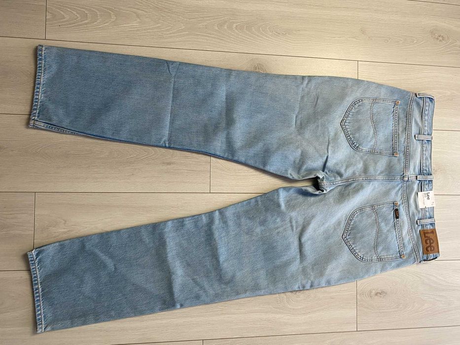 LEE West Regular r.36/32 Nowe, oryginalne spodnie jeansowe męskie babyblue