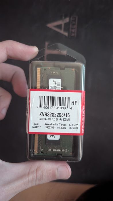 Ram 8gb ddr4 sodium 3200 GHz  для ноутбуків та міні пк