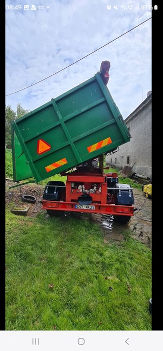 Przyczepa  rolnicza  dmc 17 ton Zarejstrowana
