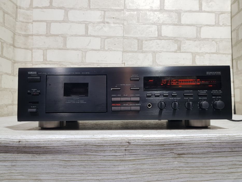 ТОР! 3-HEAD Стерео касетна дека YAMAHA KX-670, Play Trim, б/у з Німеччини
